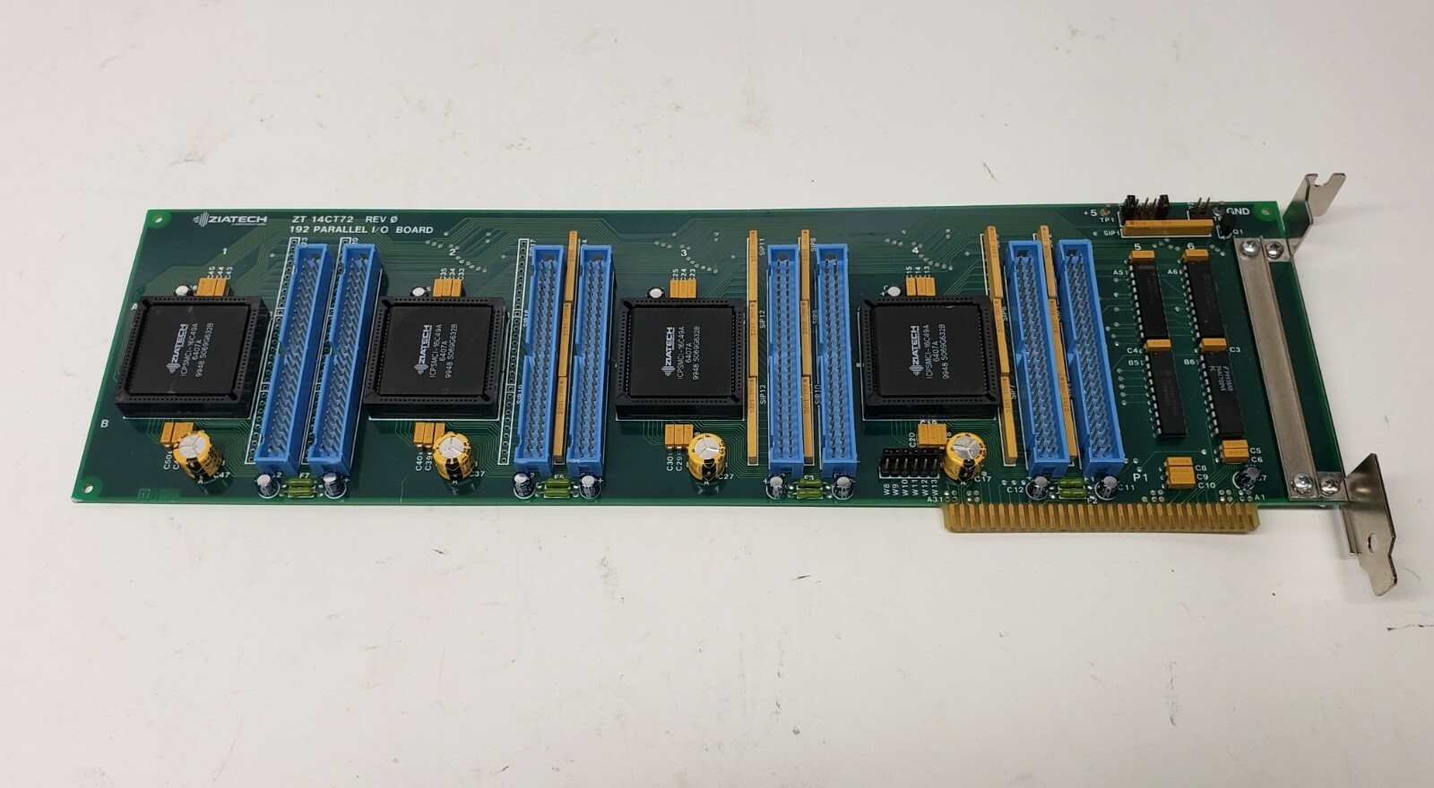 ZIATECH ZT 14CT72 REV.0 192 S141 PCB-14CT72-0.1 PARALLEL I/O BOARD