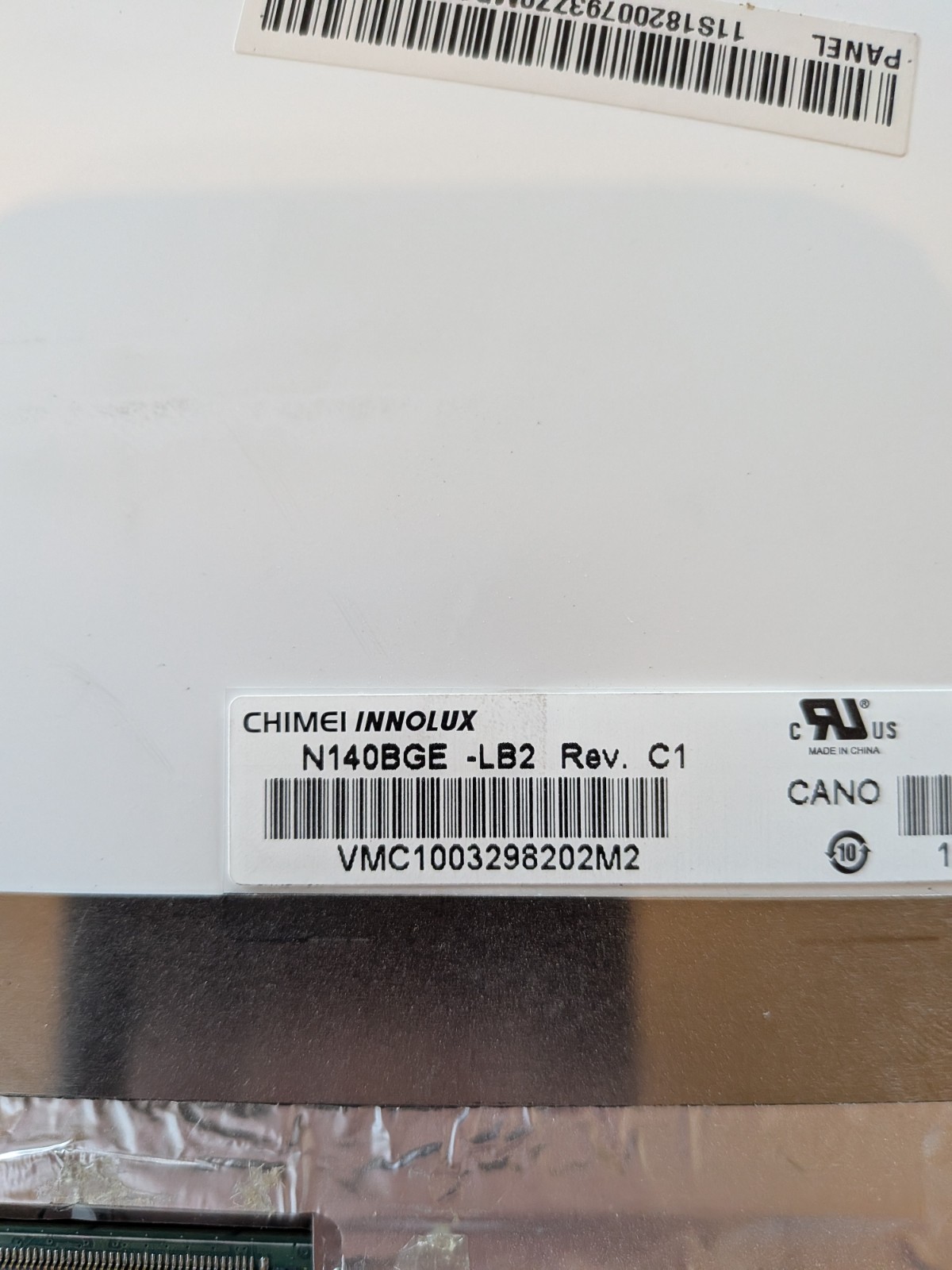 Chimei Innolux N140BGE-LB2 14″ 16:9 LCD Panel 0B66032 04W4184