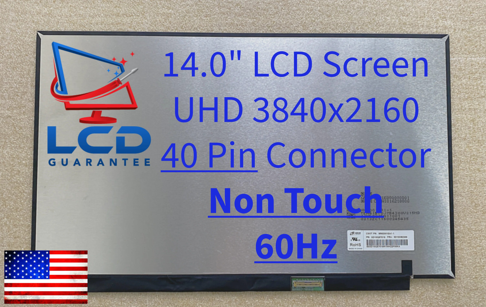 Lenovo X1 Carbon 8th Gen Type 20UA Series 14″ UHD 60Hz Non Touch LCD Screen