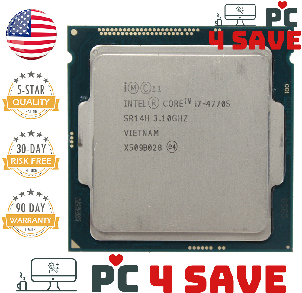 Intel Core i7-4770S SR14H 3.10GHz 8MB Quad-Core LGA1150 Desktop Processor P4S