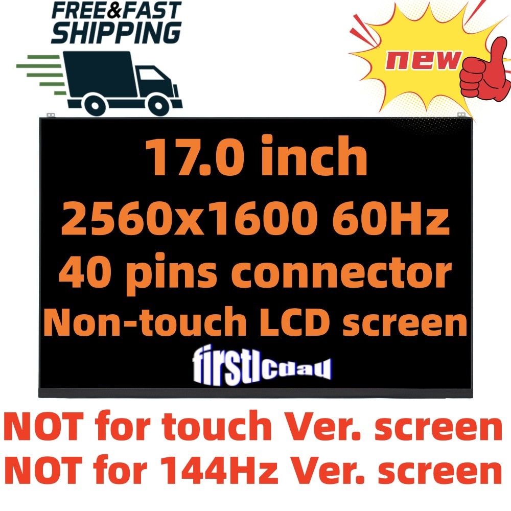 17inch 2560×1600 60HZ For LG Gram 17Z90P 17Z90P-K.AAC8U1 LCD Screen Display NEW