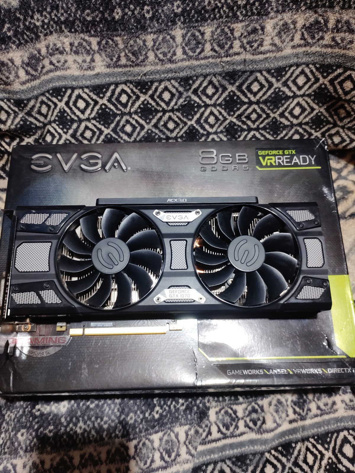 EVGA GeForce GTX 1070 SC GAMING Black Edition 8GB GDDR5 256-BIT Graphics Card