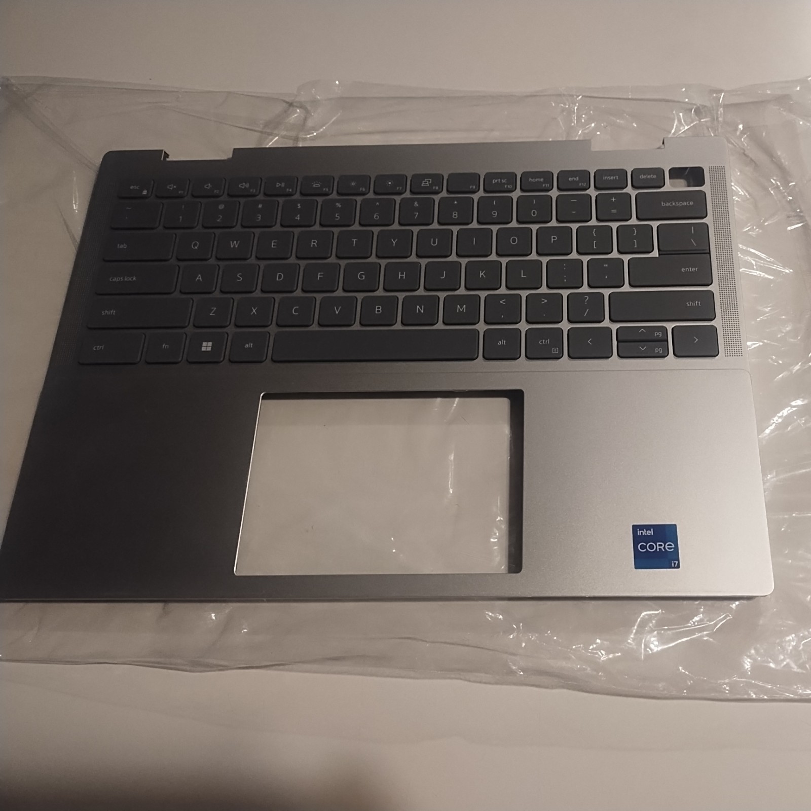 Dell Inspiron 7430 7435 2-in-1 Palmrest Backlit US Keyboard 0MF0F1 Silver US UC