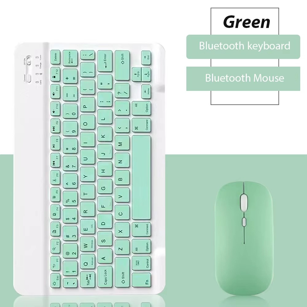 Bluetooth Wireless Keyboard Universal Mobile Phone Tablet Keyboard And Mouse Min