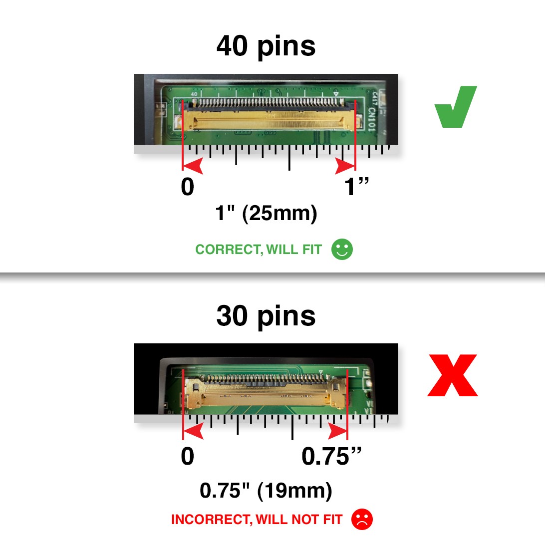 Lenovo THINKPAD P15V 21EM 40 Pins UHD 3840×2160 Replacement Screen LED LCD