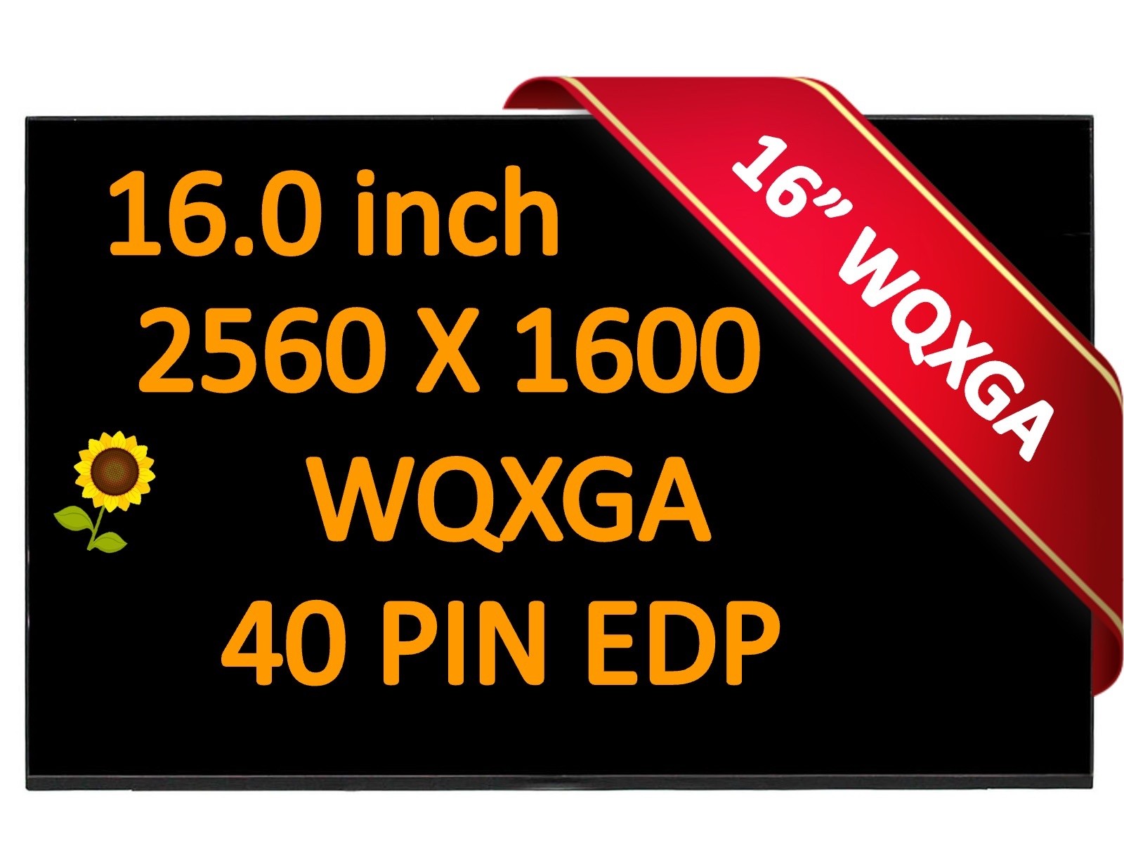 N160GLE-GT1 Rev C1 16.0″ 165HZ LCD LED SCREEN 2560 X 1600 DISPLAY 40PINS