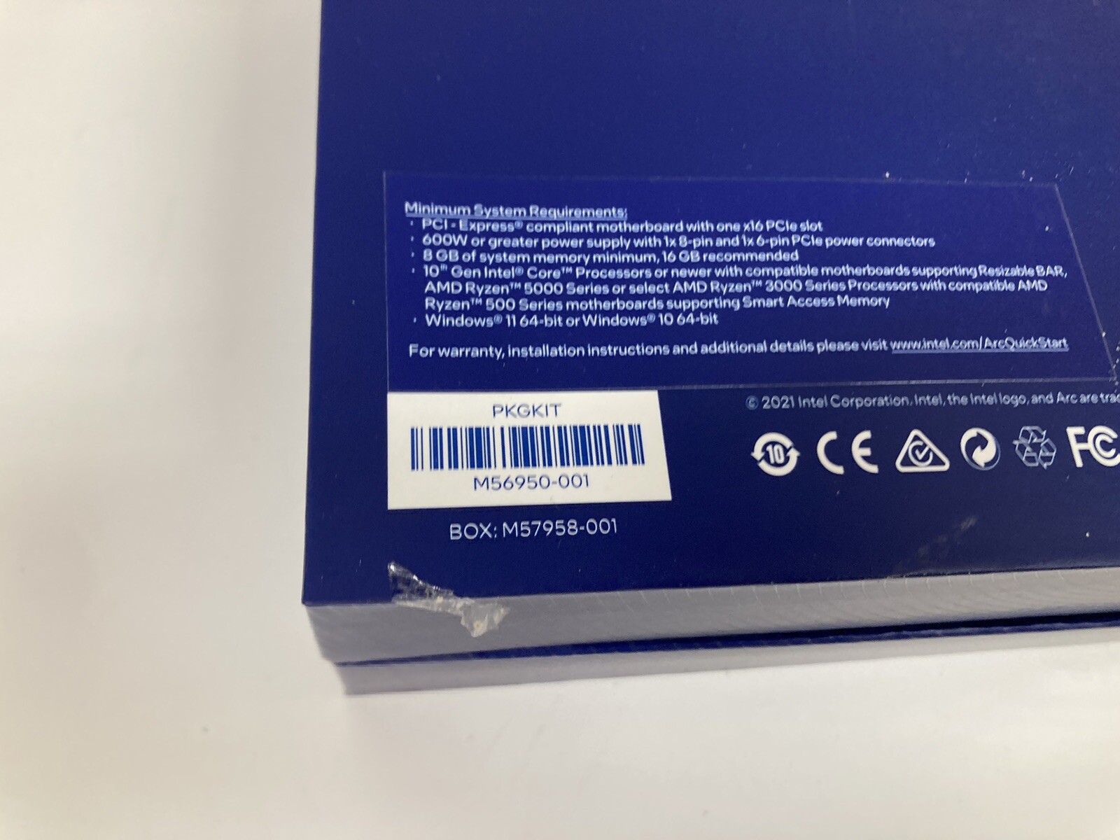 Intel Arc A750 Graphic Card – 8 GB GDDR6 (99am3d) New Sealed in Box