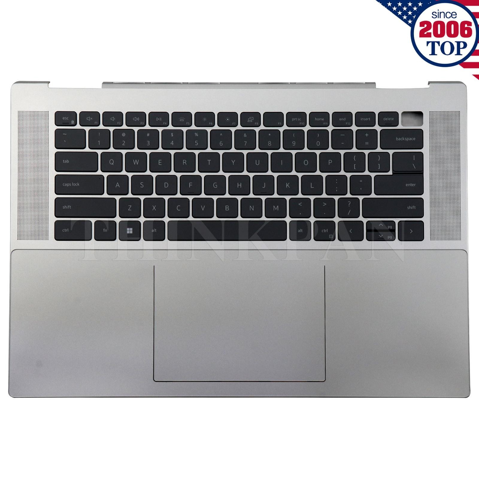 New For Dell Inspiron 16 7620 2-in-1 Palmrest Keyboard Touchpad 0MN1PK Silver US