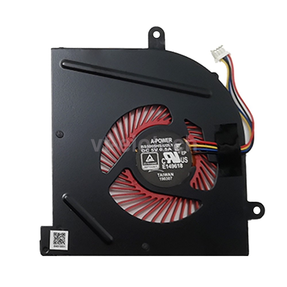 CPU+GPU Cooling Fan For MSI GS63 GS63VR GS73 GS73VR MS-16K2 BS5005HS-U2F1 U2L1