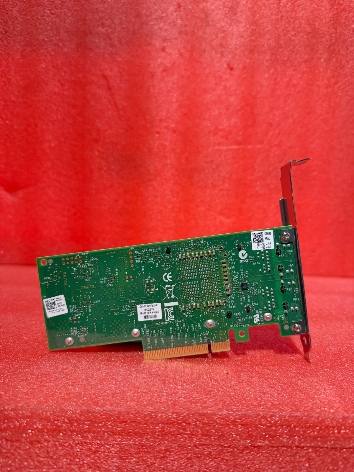 Dell X540-T2 Dual-Port 10GB Ethernet PCIe x8 Network Adapter Dell PN 0K7H46