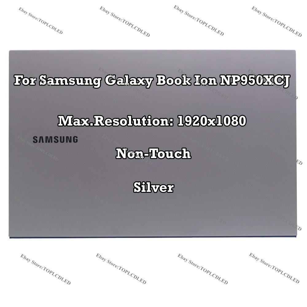SAMSUNG Galaxy Book Ion NP950XCJ-K01DE FHD LCD Non-Touch Screen Display Assembly