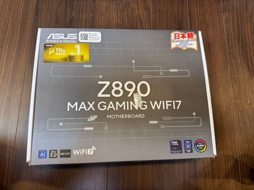 ASUS Z890 MAX GAMING WIFI7 LGA1851 DDR5 ATX Motherboard Used Japan
