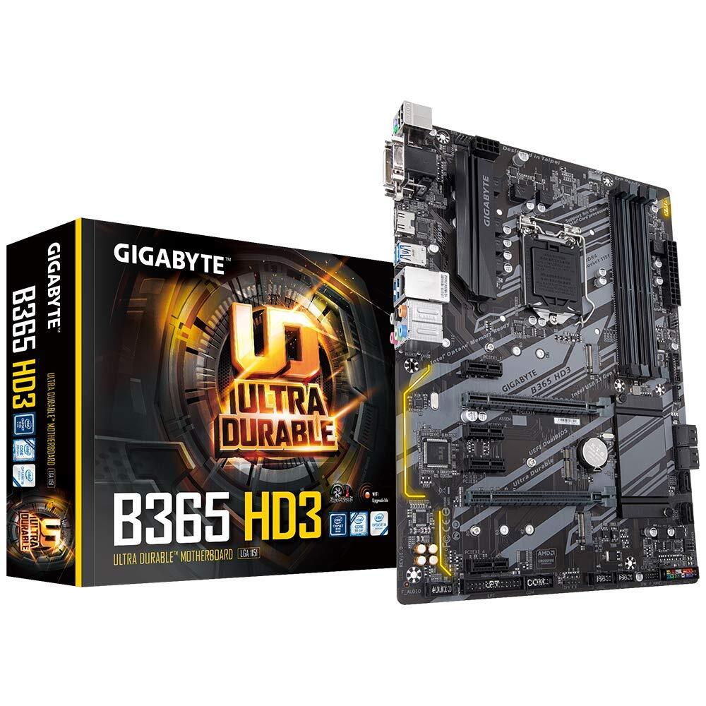 GIGABYTE B365 HD3 (LGA1151/Intel/ATX/2xM.2/Gigabyte /Motherboard)