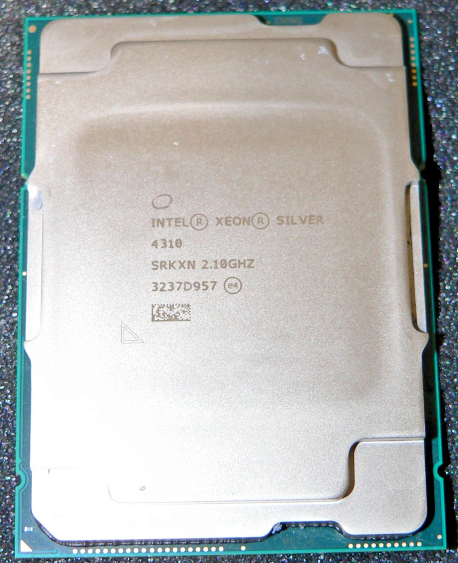 Intel Xeon Silver 4310 SRKXN LGA-4189 2.10GHZ 12 Core 18MB L2 Server Processor