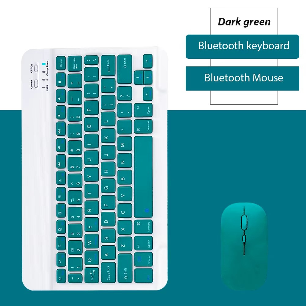 Bluetooth Wireless Keyboard Universal Mobile Phone Tablet Keyboard And Mouse Min