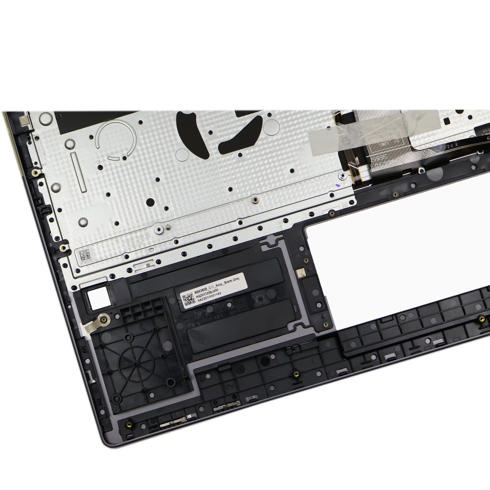 New Lenovo Yoga 7 16IRL8 2023 Palmrest Keyboard Backlit Storm Grey 5CB1L31865 US