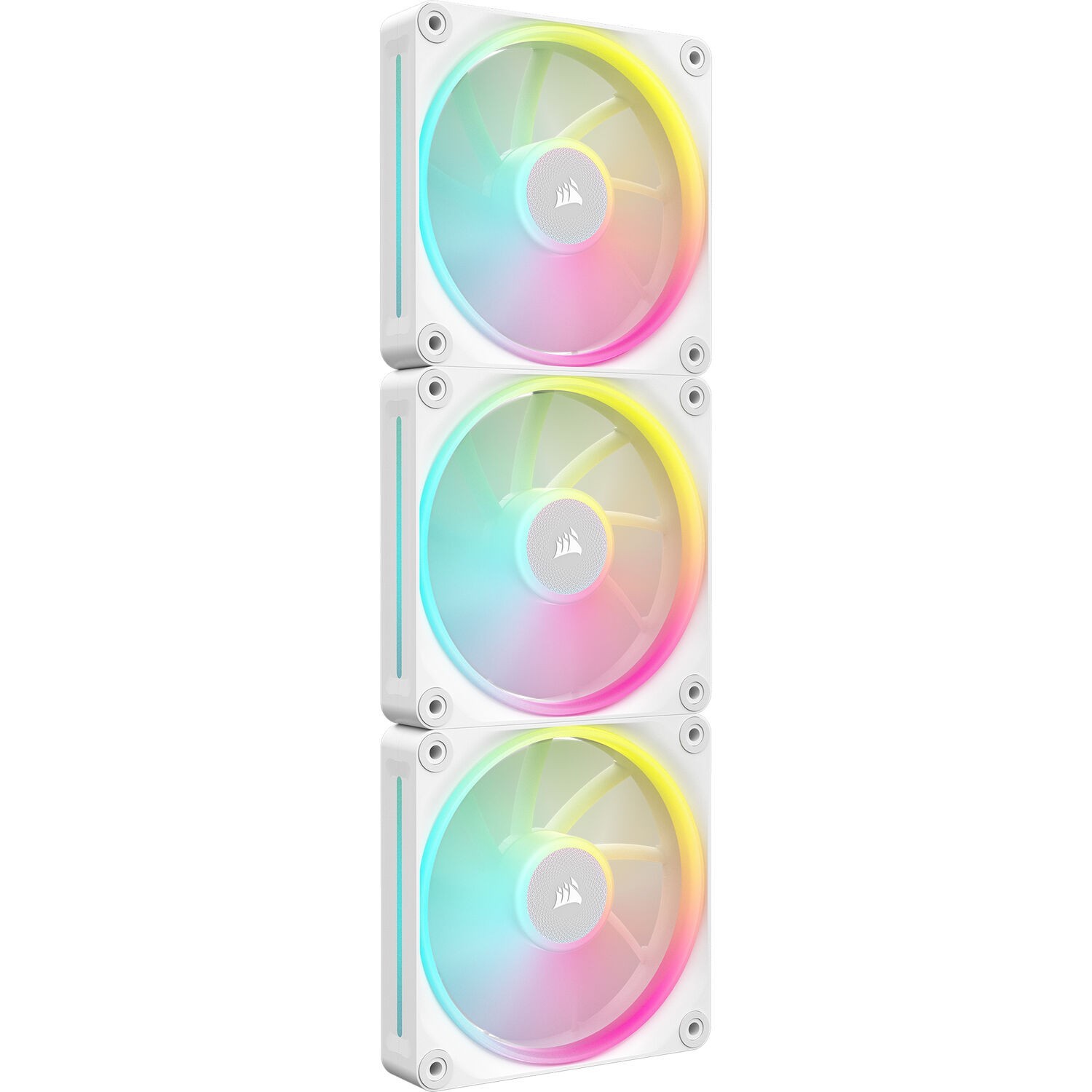 CORSAIR iCUE LINK LX120 RGB Triple 120mm PWM Fan Starter Kit WHITE CO-9051030-WW